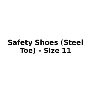 Safety Shoes (Steel Toe) - Size 11 - Image 1